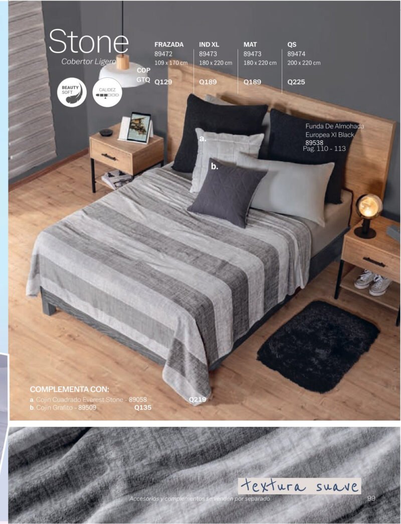 Cobertor Ligero Stone