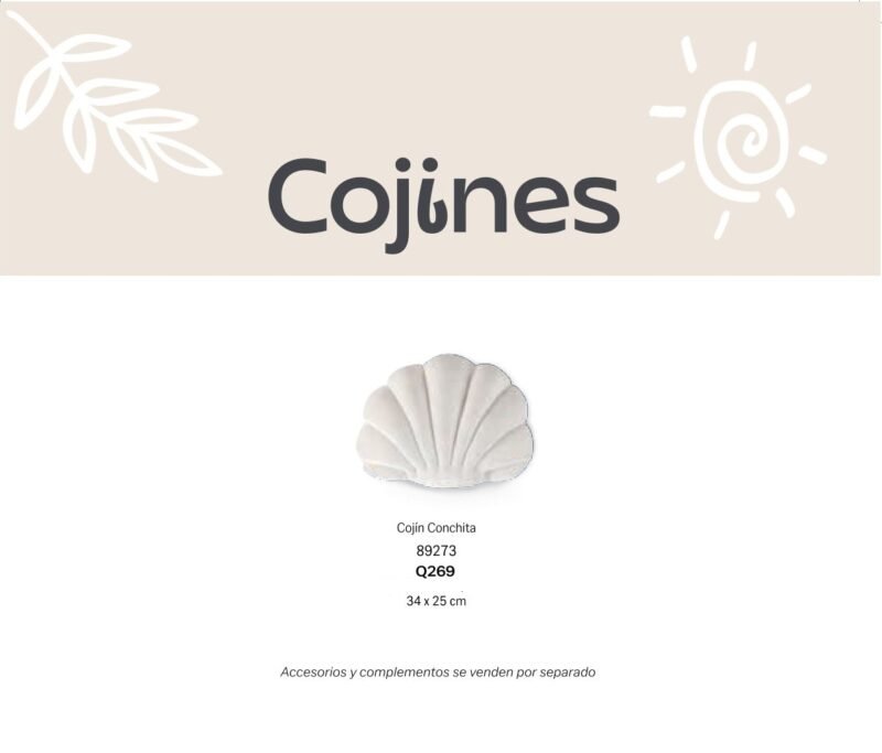 Cojín Conchita