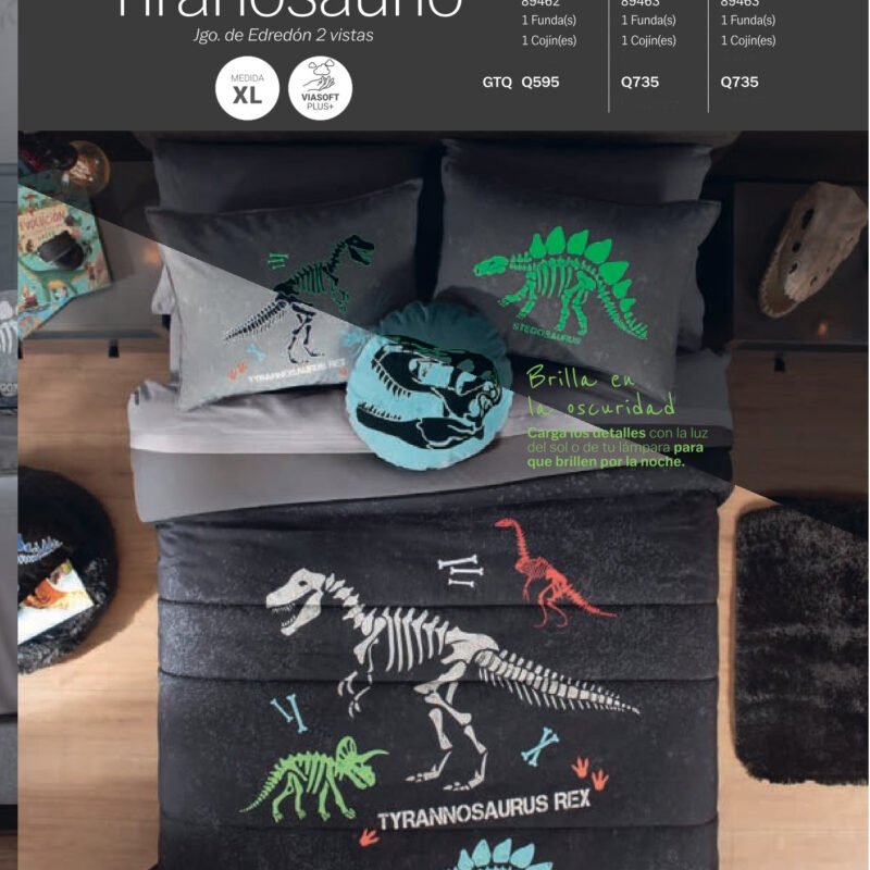 Edredón Tiranosaurio