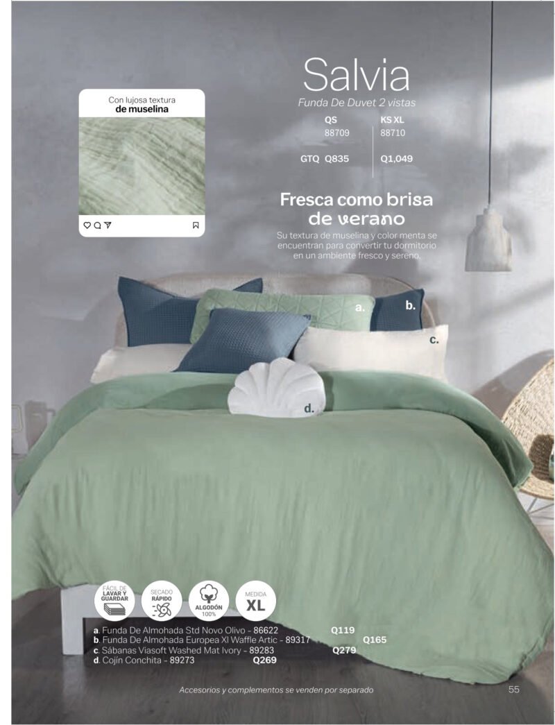 Funda de Duvet Salvia