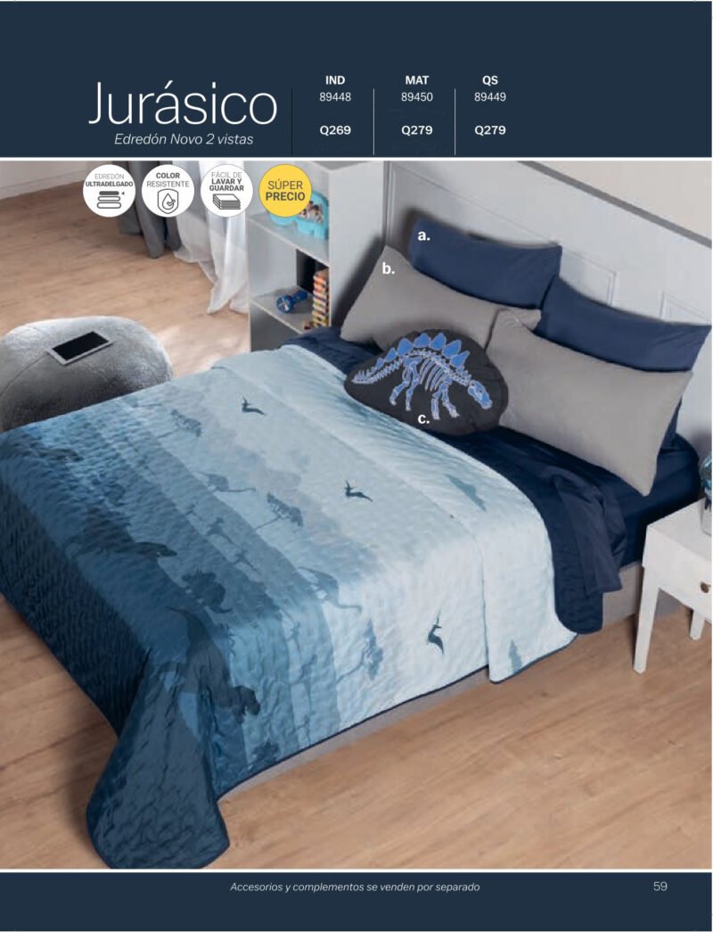 Edredón Novo Jurásico