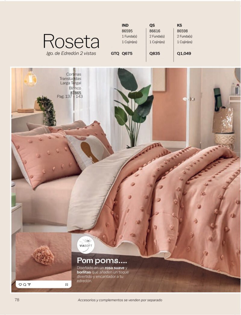 Edredón Roseta