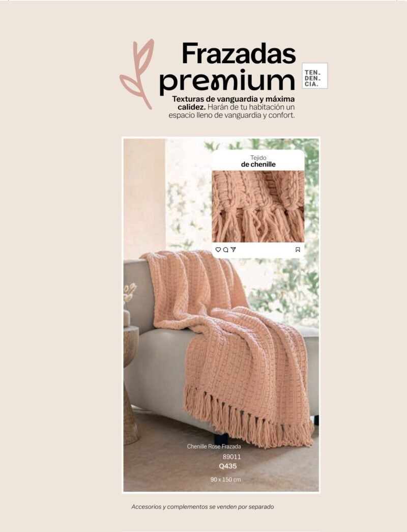 Cobertor Frazada Chenille Rose