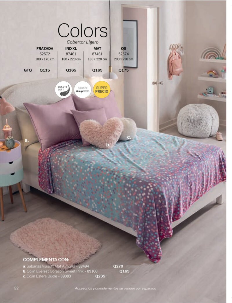 Cobertor Ligero Colors