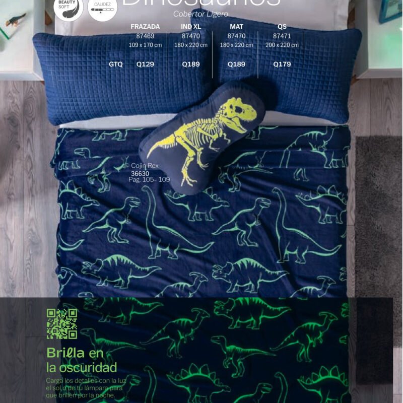 Cobertor Ligero Dinosaurios