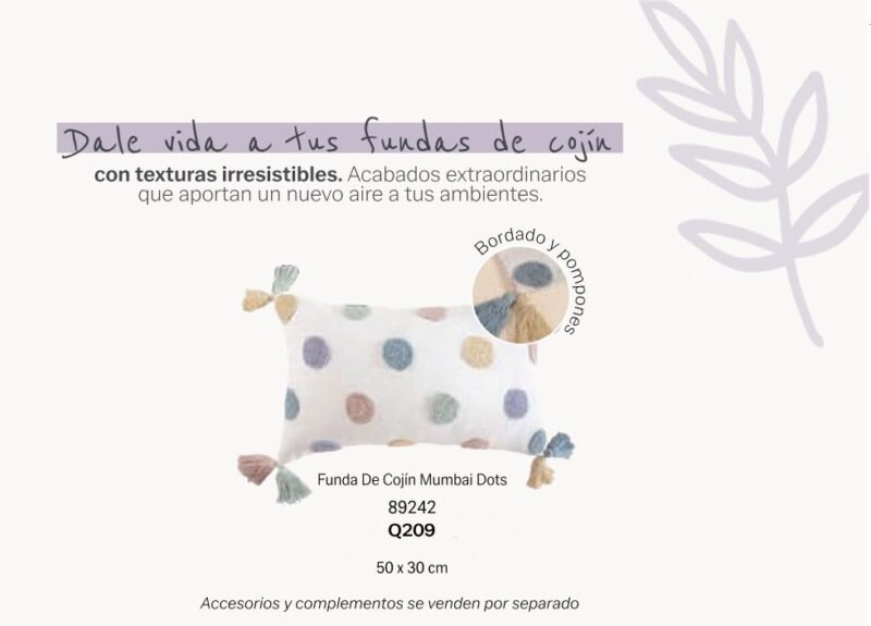 Funda de Cojín Mumbai Dots