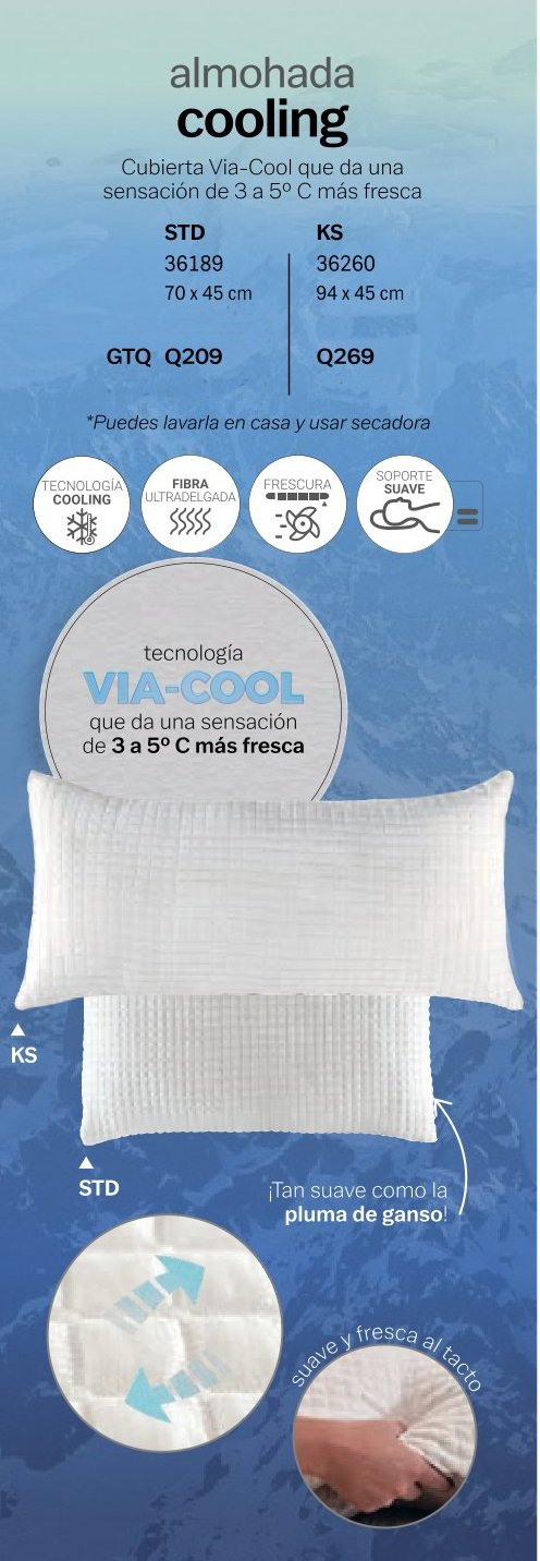 Almohadas Cooling