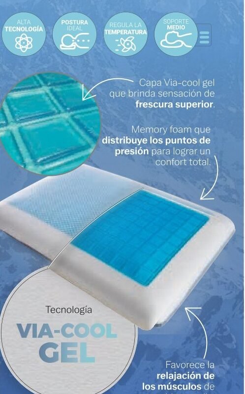 Almohada Viafoam Gel Confort
