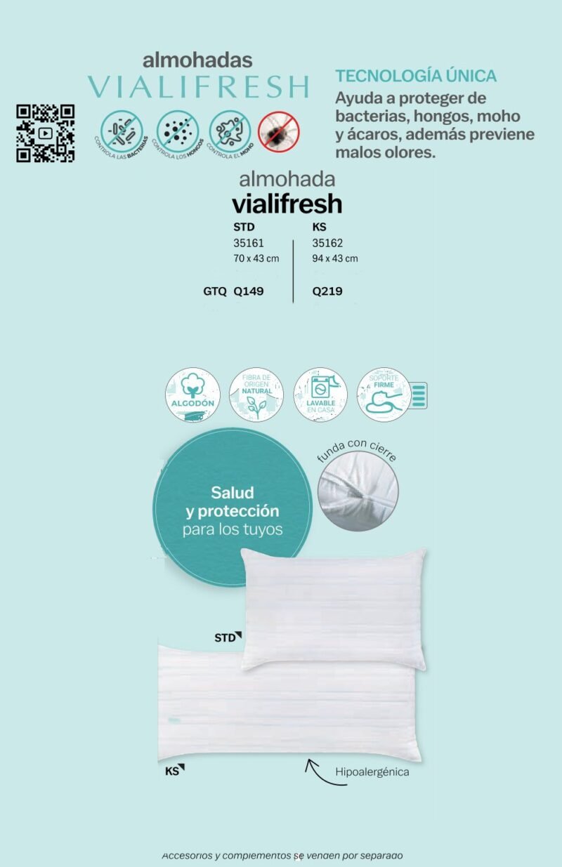 Almohadas Vialifresh