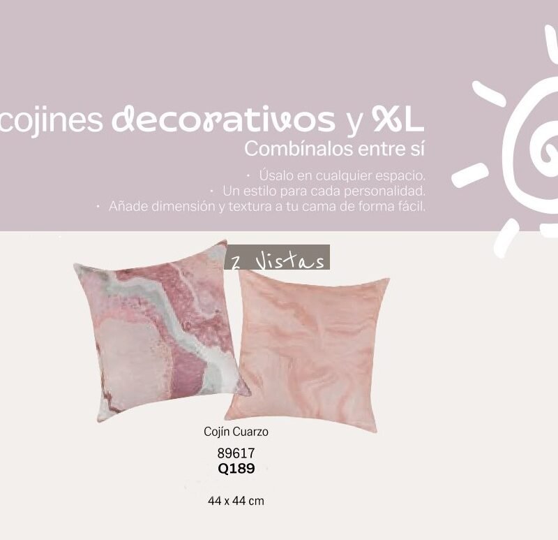 Cojín Cuarzo