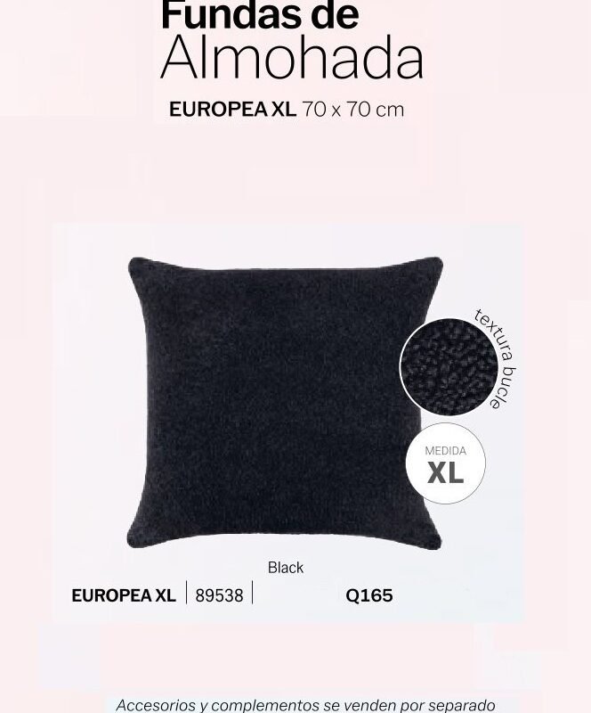Funda de Almohada Black