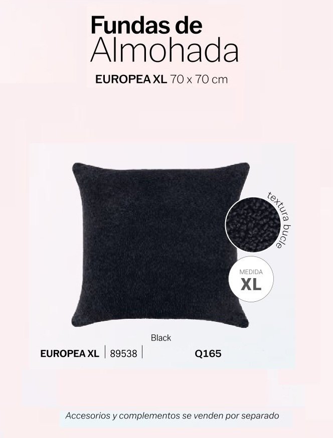 Funda de Almohada Black