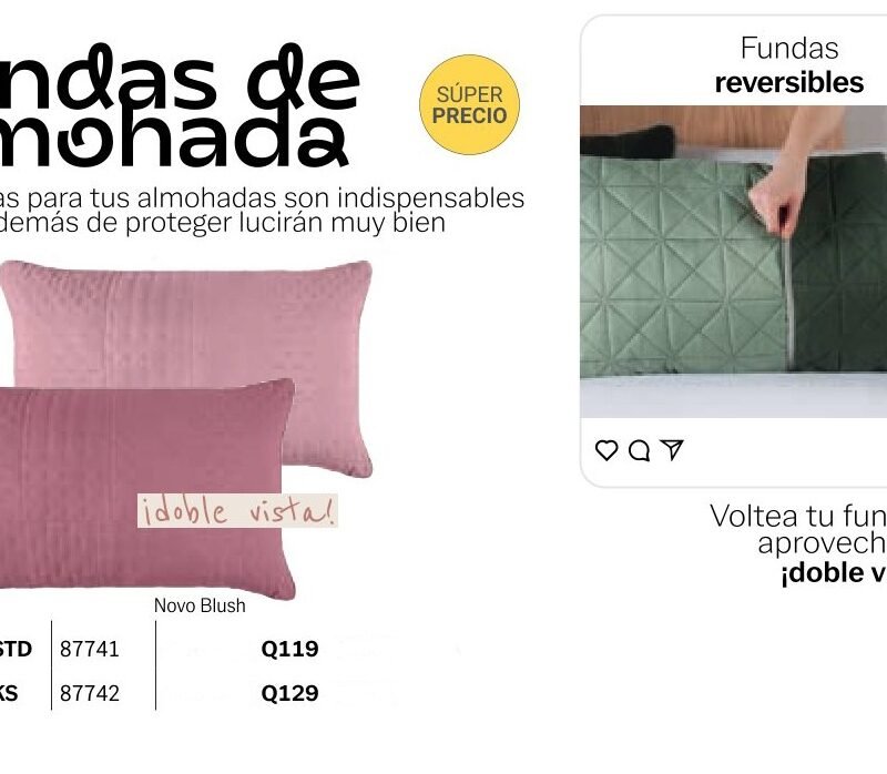 Funda de Almohada Novo Blush