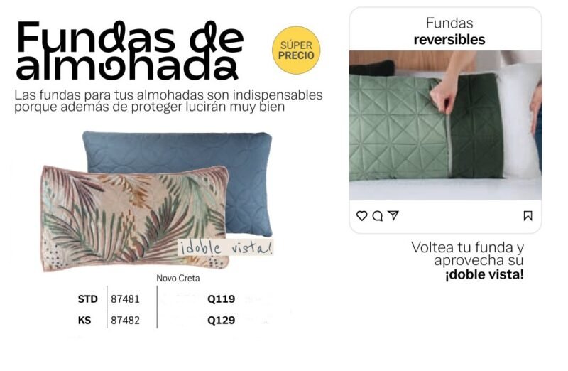 Funda de Almohada Novo Creta