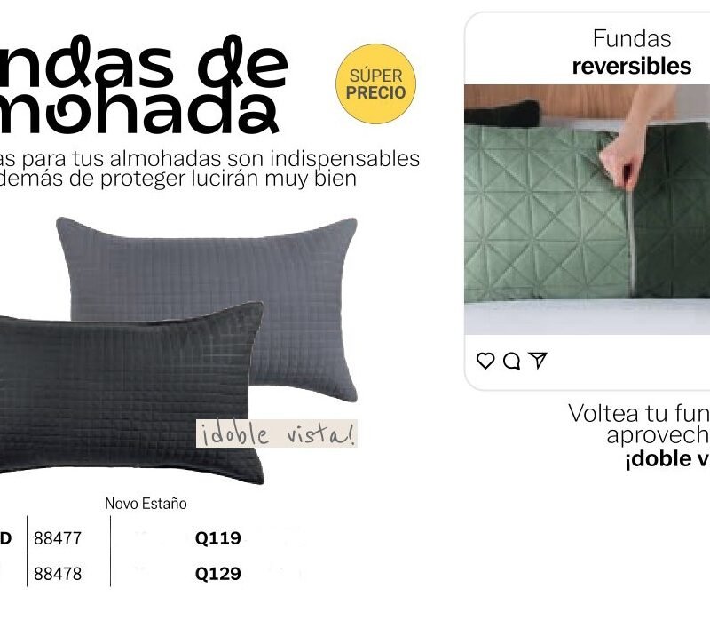 Funda de Almohada Novo Estaño