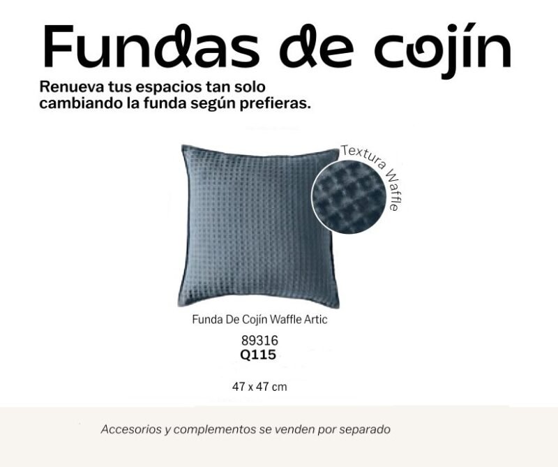fundas de cojin waffle artic Funda de Cojín Waffle Artic