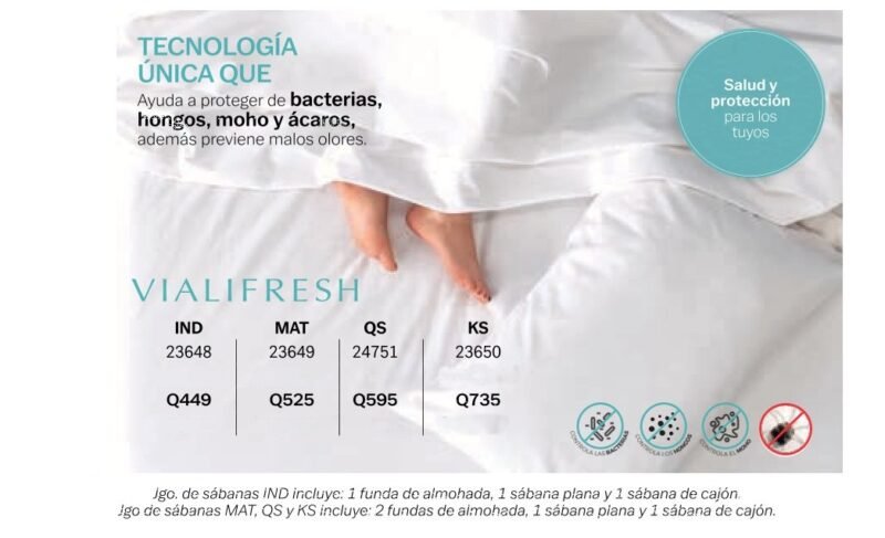 Sábanas Vialifresh