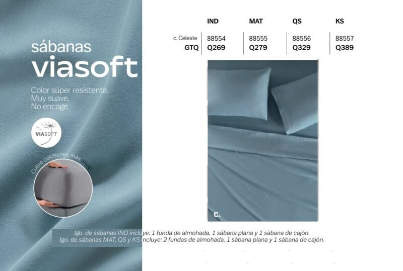 Sabana Viasoft Celeste