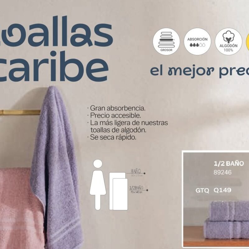 Toallas Caribe Lila