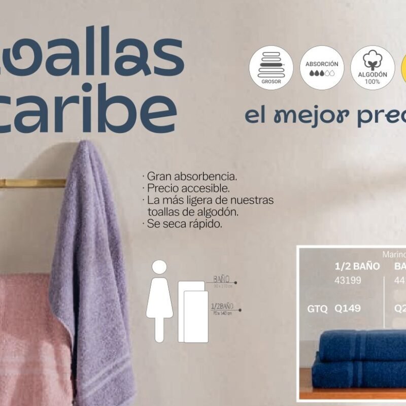 Toallas Caribe Marino