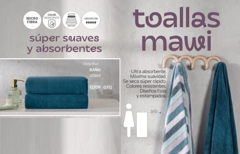 toallas mavi deep blue Toallas Mavi Deep Blue