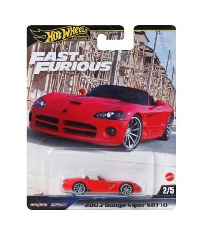 Mattel Dp Hot Wheels Fast & Furious 1:64 Die Cast Cars – 2003 Dodge Viper Srt10